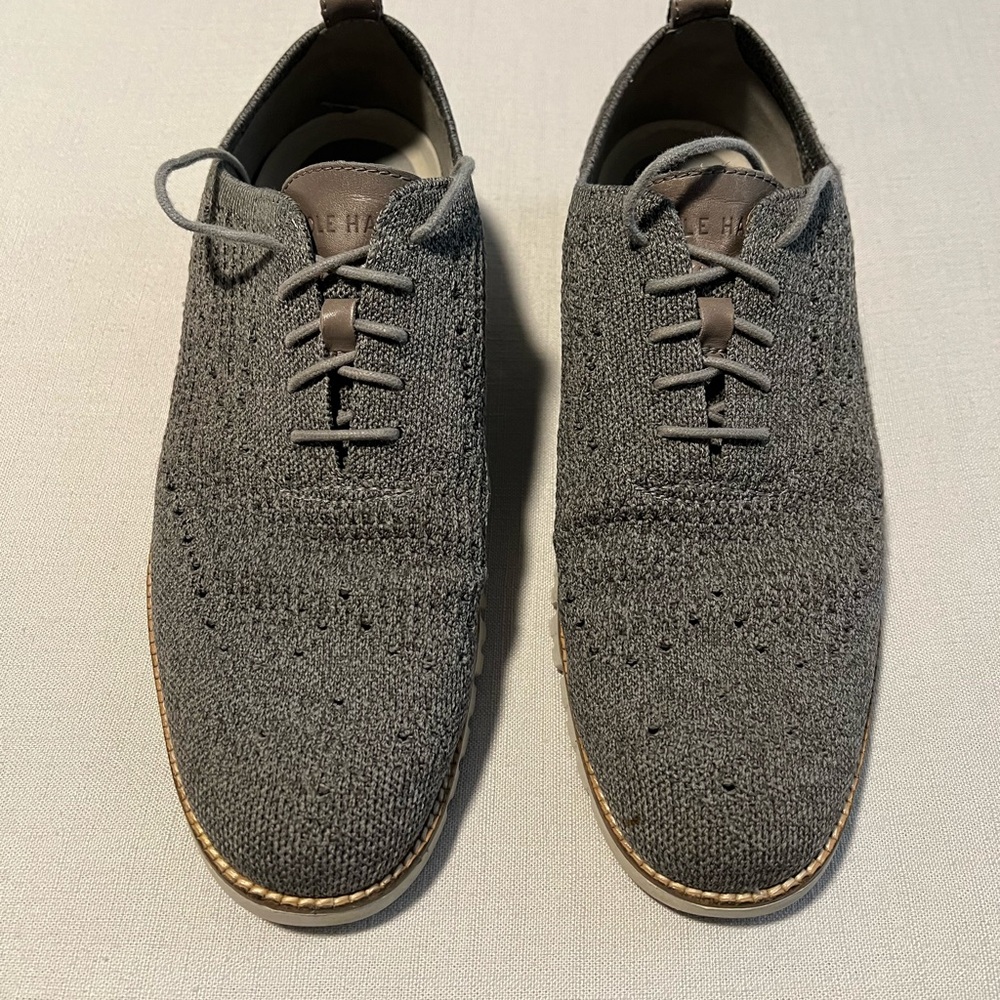 Cole Haan Gray Oxford Shoes